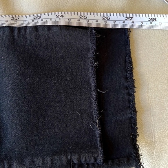 Straight frayed high-rise straight-leg jeans size 28 in excellent condition - Picture 10 of 12
